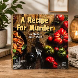 A RECIPE FOR MURDER Jigsaw Puzzle - BePuzzled - 1000 Pieces- NEW & SEALED